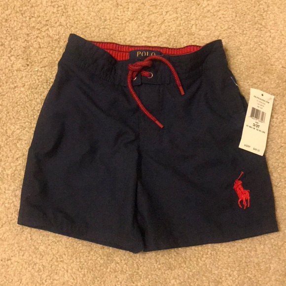 ralph lauren boys swim shorts